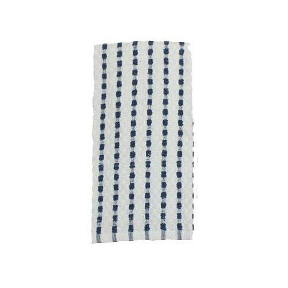 Design Imports 7391 16x26 BLU Striped Towel - Quantity 3