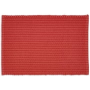 Design Imports 791617 Coral Isle Dobby Diamond Cotton Table Placemat 13 Inch x 19 Inch