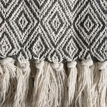 Design Imports CAMZ10589 Mineral Fields Of Diamond Blanket Throw