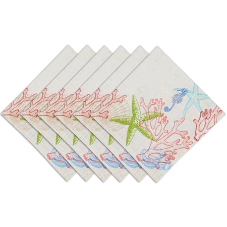Design Imports CAMZ12042 20 x 20 in. DII Lagoon Napkin Set - 6 Piece