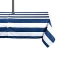 thumbnail image 1 of Design Imports CAMZ38857 60 x 120 in. Nautical Blue Cabana Stripe Outdoor Tablecloth with Zipper, 1 of 10
