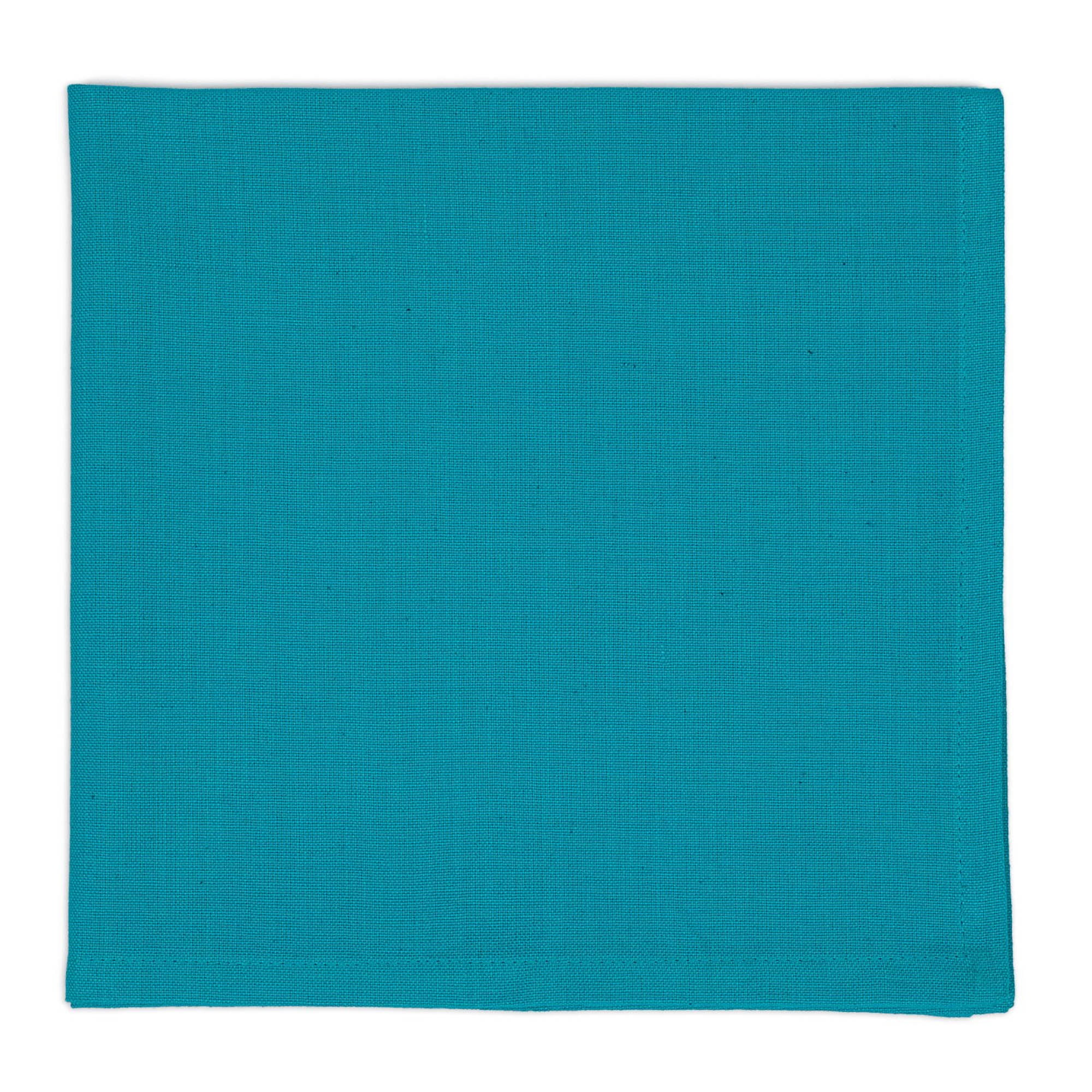 Cozumel Teal Cotton 20x20 Inch Napkin Set, 6 Count