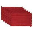 thumbnail image 1 of DII Variegated Tango Red Fringe Placemat (Set of 6), 1 of 6
