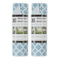 thumbnail image 1 of Design Imports  Lattice Shelf Liner, Stonewash Blue - Set of 2, 1 of 1