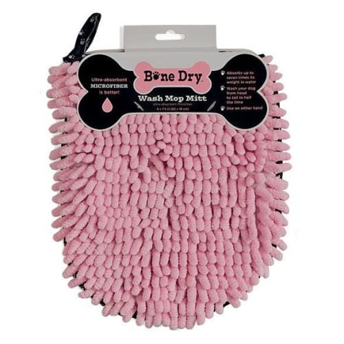 Design Imports Pink Microfiber Wash Mop Mitt