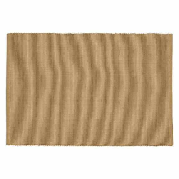 Design Imports Placemat, Ribbed Vanilla - Set of 4 (28877)
