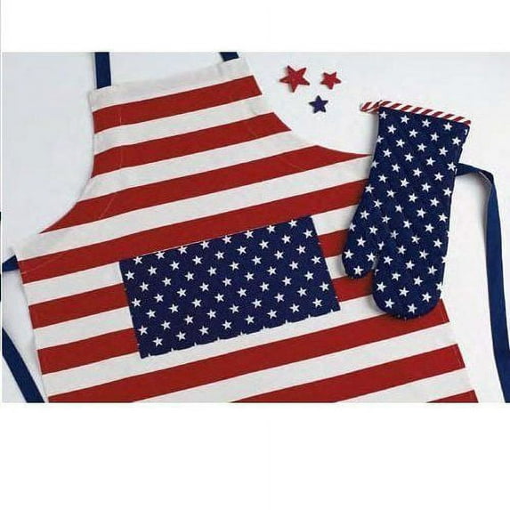 Design Imports Stars Printed Oven Mitt