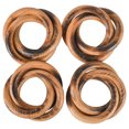 thumbnail image 1 of Design Imports Wood Napkin Rings- Set of 4 (750408), 1 of 1