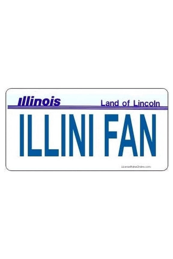 Design It Yourself Custom Illinois Plate. Free Personalization on Plate