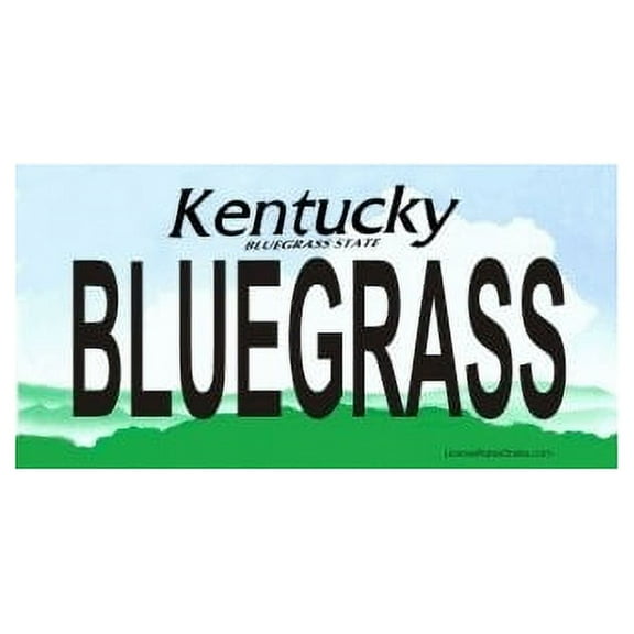 Design It Yourself Custom Kentucky Plate #2. Free Personalization on Plate
