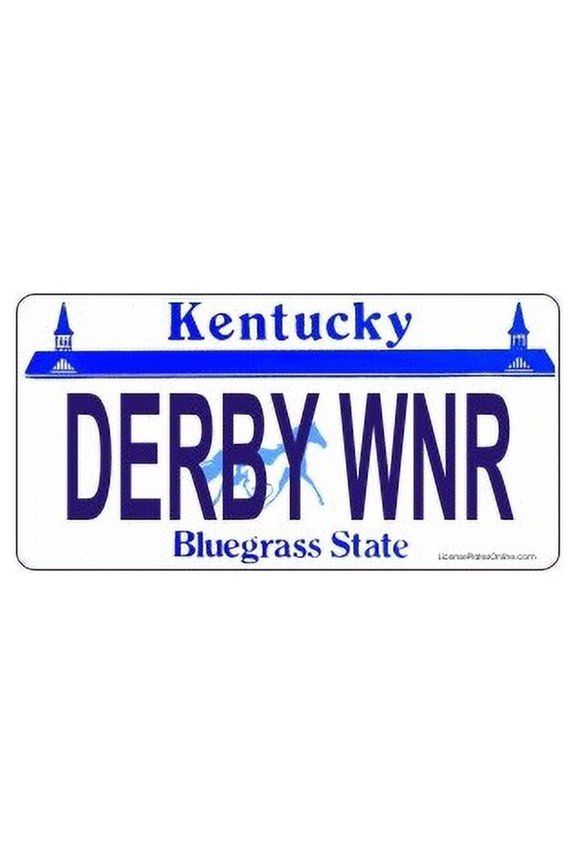Design It Yourself Custom Kentucky Plate. Free Personalization on Plate