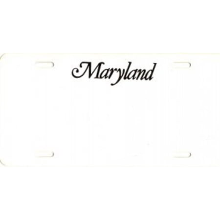Design It Yourself Custom Maryland Plate #3. Free Personalization on Plate