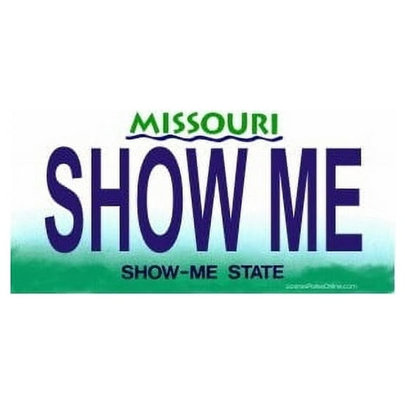 Design It Yourself Custom Missouri Plate. Free Personalization on Plate