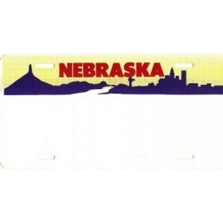 Design It Yourself Custom Nebraska Plate #2. Free Personalization on Plate