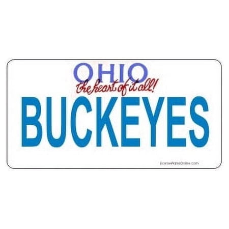 Design It Yourself Custom Ohio Plate. Free Personalization on Plate