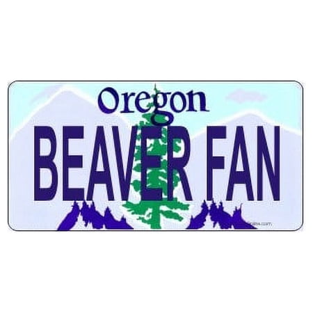 Design It Yourself Custom Oregon Plate. Free Personalization on Plate