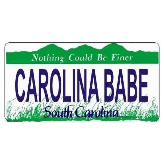 Design It Yourself Custom S. Carolina Plate #3. Free Personalization on Plate