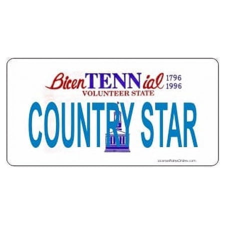 Design It Yourself Custom Tennessee Plate #2. Free Personalization on Plate