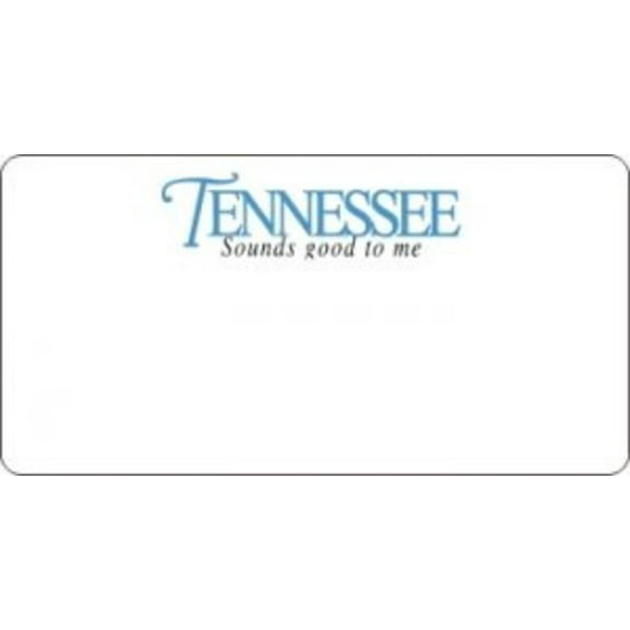 Design It Yourself Custom Tennessee Plate #4. Free Personalization on Plate