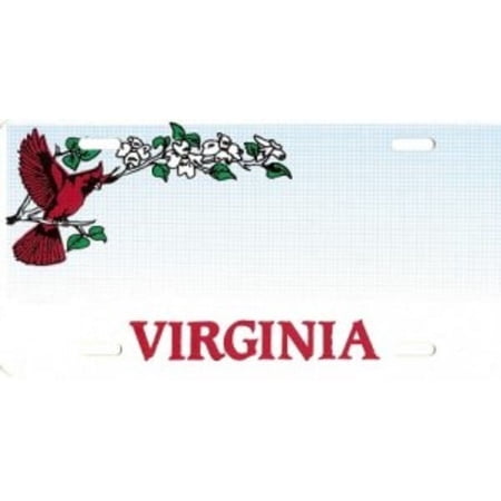 Design It Yourself Custom Virginia Bicycle Plate #2. Free Personalization on Plate