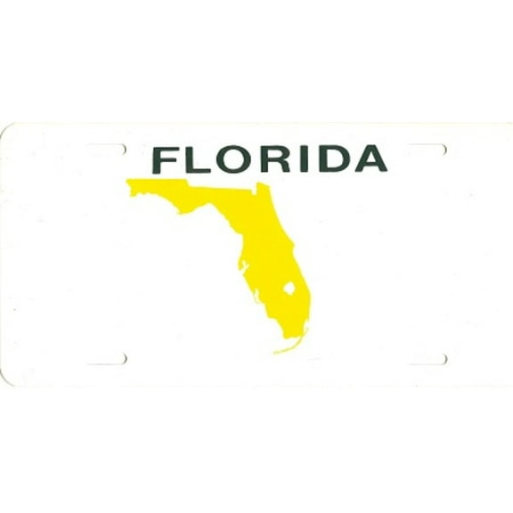 Design It Yourself Florida Bicycle Plate #6. Free Personalization on Plate