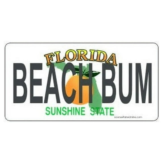 Design It Yourself Florida Bicycle Plate. Free Personalization on Plate