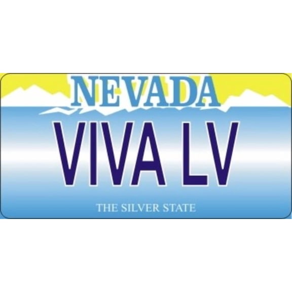 Design It Yourself Nevada State Bicycle Plate #2. Free Personalization on Plate