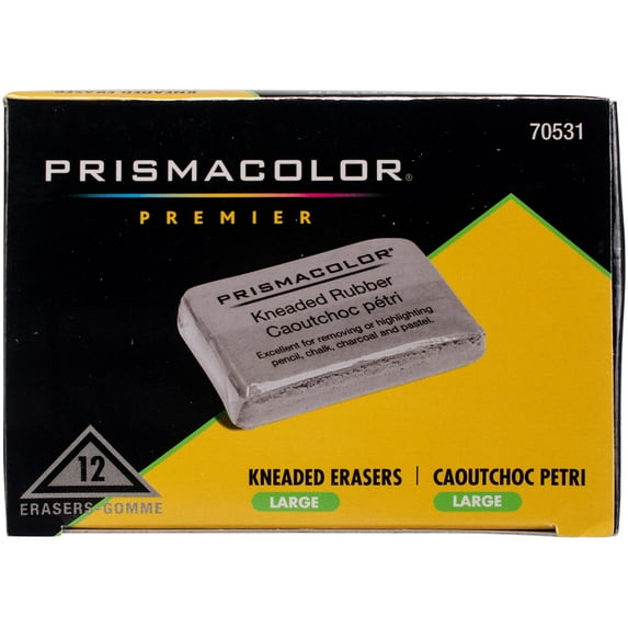 Prismacolor Kneaded Eraser - Large, 1-3/4" x 1-1/4" x 1-1/4", Gray