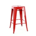 thumbnail image 1 of Design Lab MN LS-9102-RED Dreux Red Counter Stool Set of 4, 1 of 7