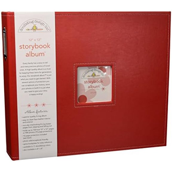 Design Ladybug Storybook for Scrapbooking Album, 12 by 12-Inch$$Art & Craft