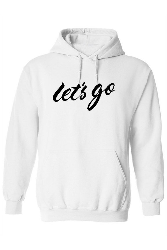 Design Let's Go Hoodie Women -Image by Shutterstock, Female Large