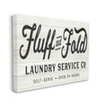 thumbnail image 1 of Design by Lettered and Lined Farmhouse Fluff and Fold Laundry Advertisement Rustic Pattern 40 in x 30 in Painting Canvas Art Print, by Stupell Home Décor, 1 of 5