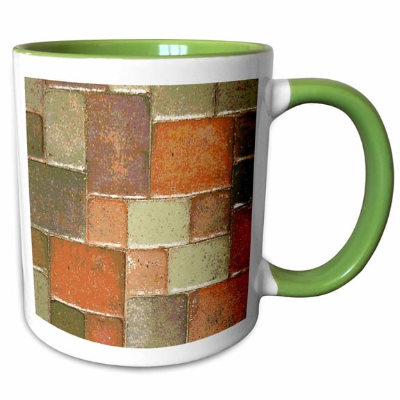 3drose, Design Like Copper, 11oz Two-tone Green Mug