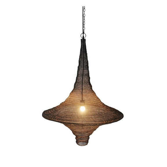 Bethel International Pendant in Satin Black Color