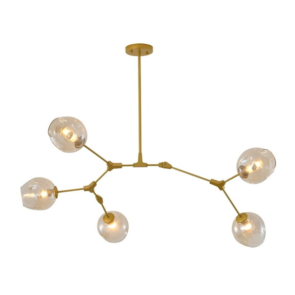 Design Living Chandelier, Gold