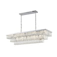 thumbnail image 1 of Bethel International Chandelier  Chrome Metal & Crystal, 1 of 5
