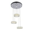 thumbnail image 1 of Design Living D16'' Three Light Hanging Pendant LED Chandelier with Chrome Hardware, 1 of 6