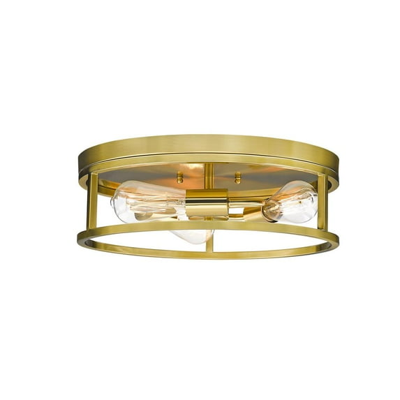 Bethel International Flush Mount Gold Iron