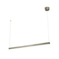 thumbnail image 1 of Design Living LED Chandelier, Satin Nickel, 55" x 1.6" x 1.6", 1 of 6
