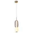 thumbnail image 1 of Design Living LED Pendant, White & Grey, 1 of 6