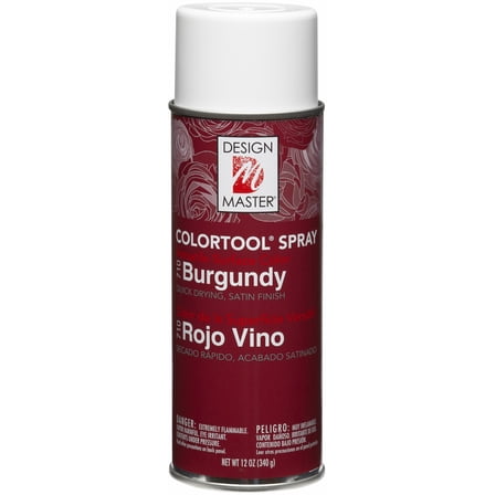 Design Master Colortool Spray Paint 12oz-Burgundy
