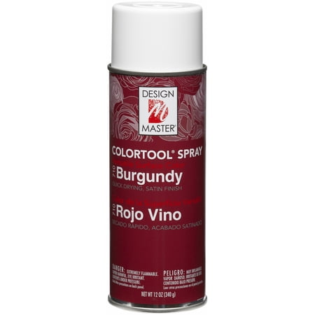 Design Master Colortool Spray Paint 12oz-Burgundy