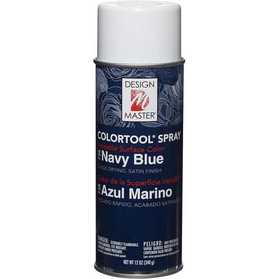 Design Master Colortool Spray Paint, 12oz, Matte, Navy Blue