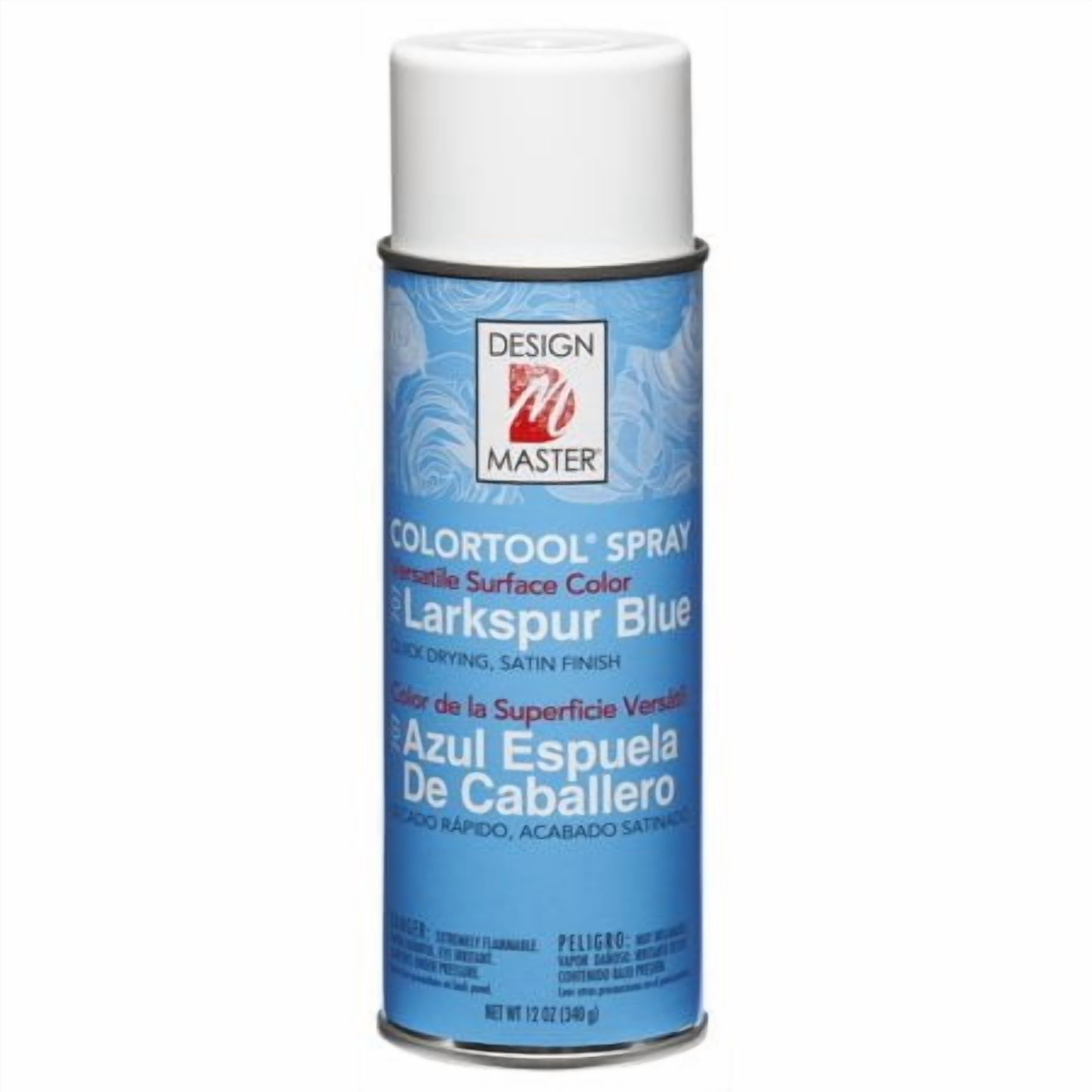 Design Master Colortool Spray Paint Larkspur Blue 12 oz