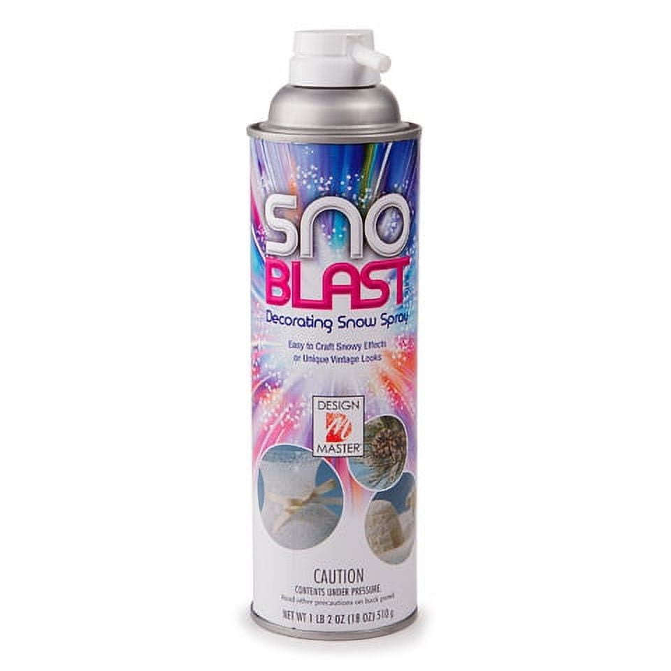 Design Master Sno Blast Artificial Snow Flocking Spray. 18oz