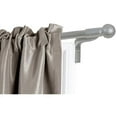 thumbnail image 1 of Design Mode 32-LWF1022-3BN 88-144 in. Plated Brushed Nickel Finish Single Rod Window Hardware with Knob Resin Finial No.3, 1 of 1