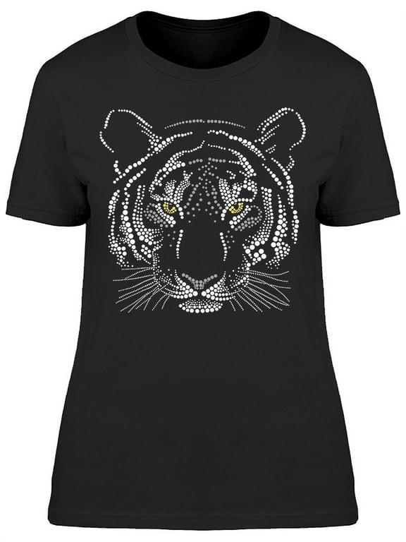 Design Of Tiger Face T-Shirt Women -Image by Shutterstock, Female Large