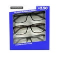 thumbnail image 1 of Design Optics By Foster Grant Full Frame Plastic Classic Reading Glasses +2.50, 1 of 6