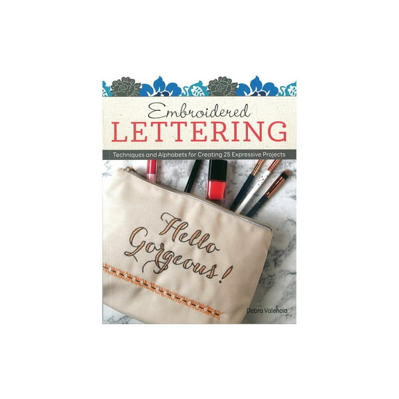 Design Originals Embroidered Lettering Bk