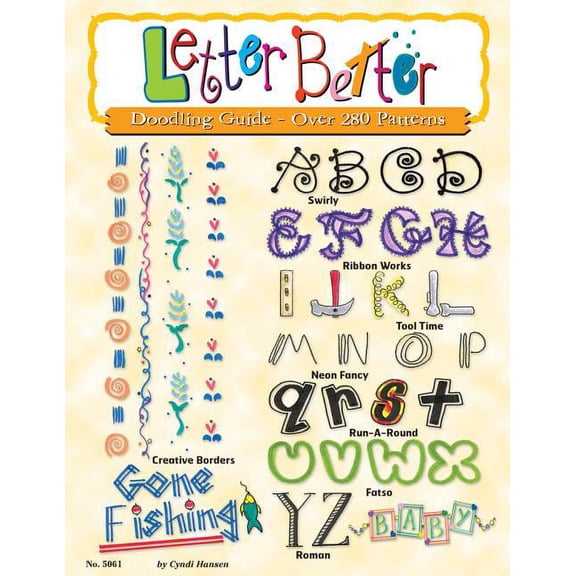 Design Originals Letter Better: Doodling Guide - Over 280 Patterns, Book 5061, (Paperback)